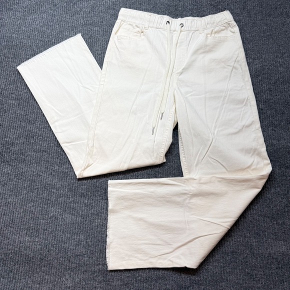 sincerely jules Pants - Sincerely Jules High Rise Lounge Pants Womens Medium Boho Beach‎ Travel Stretch